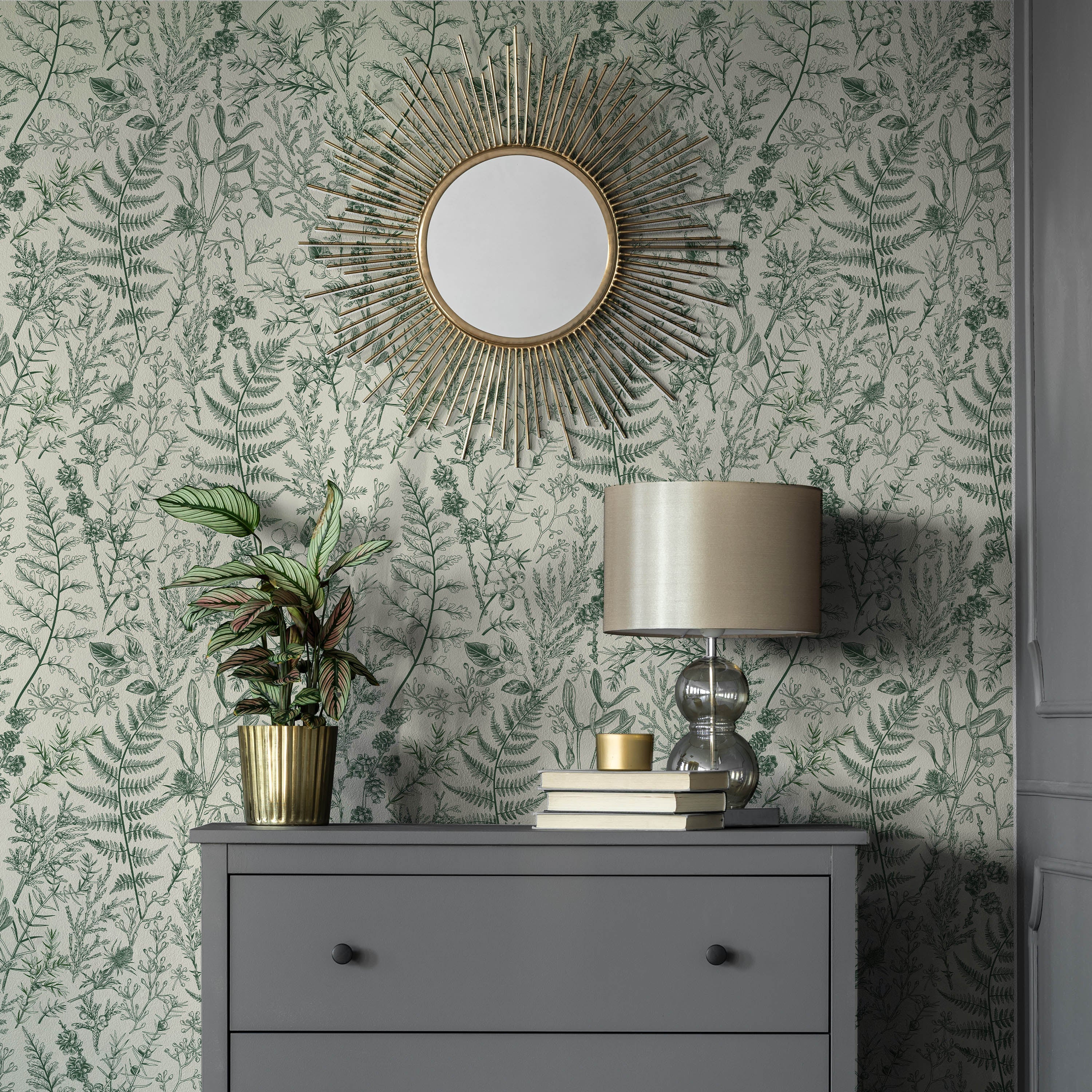 Meža Sapnis - tapešu dizains interjerā