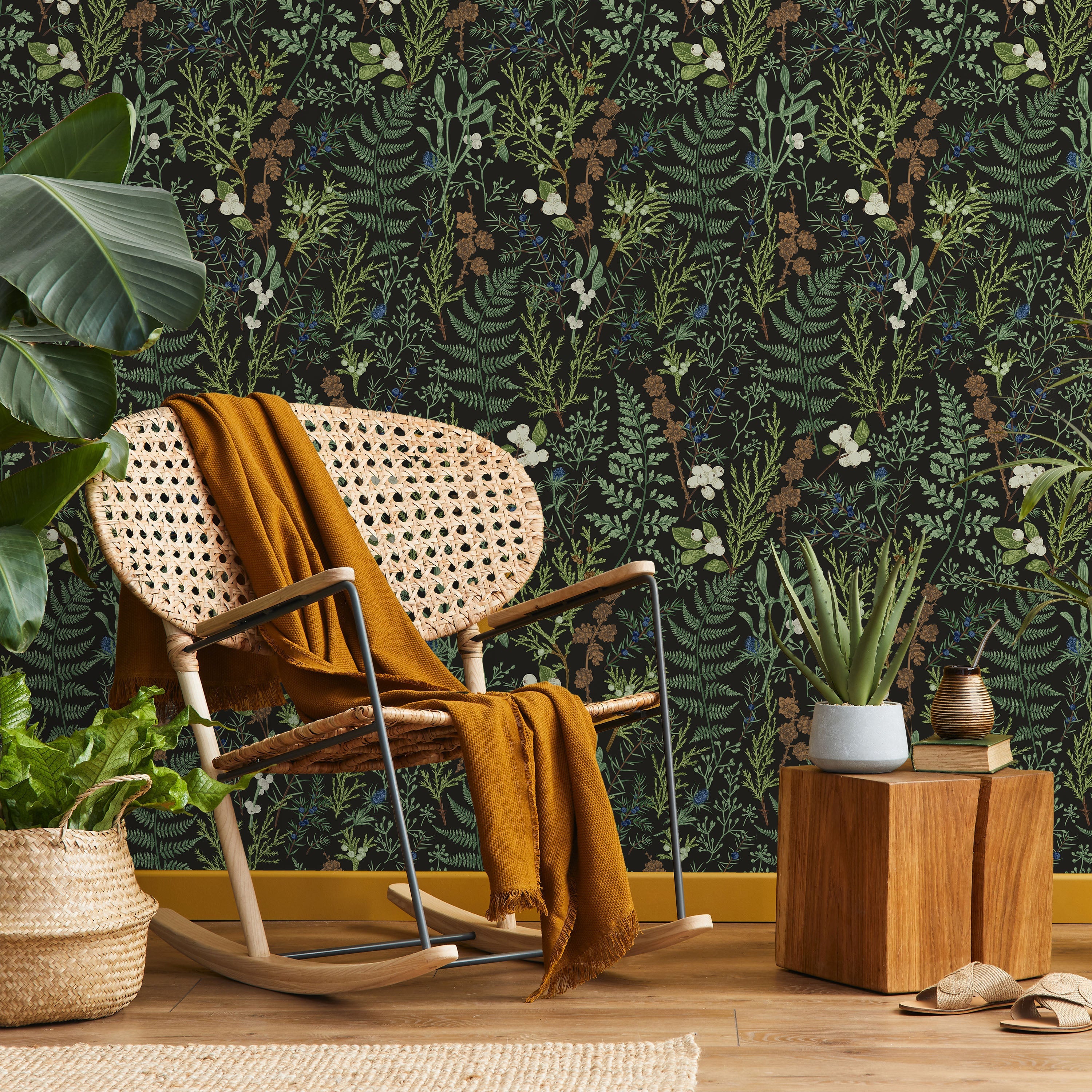 Pusnakts Pasaka - tapešu dizains interjerā