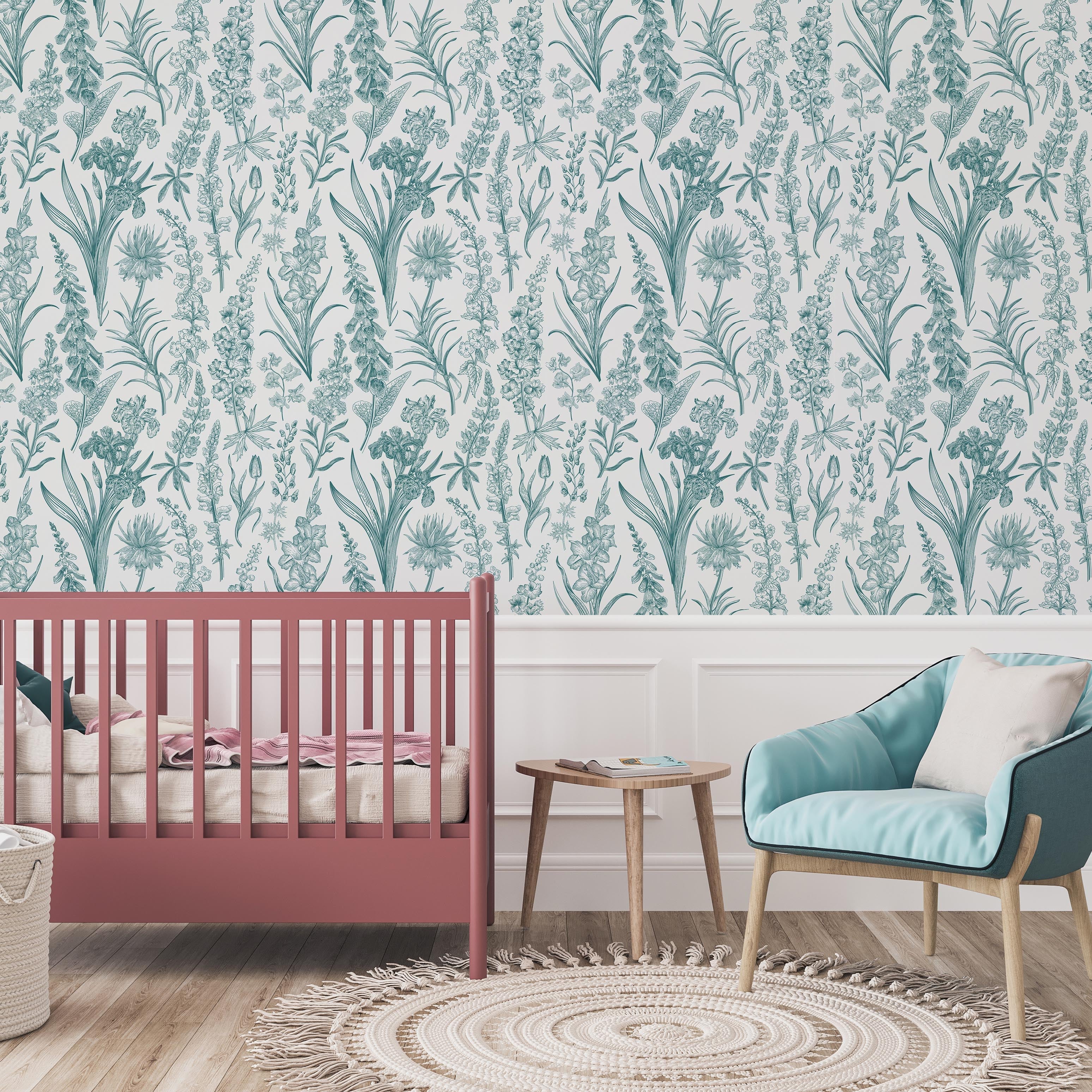 Pastaiga Pa Pļavu - tapetes dizains interjerā