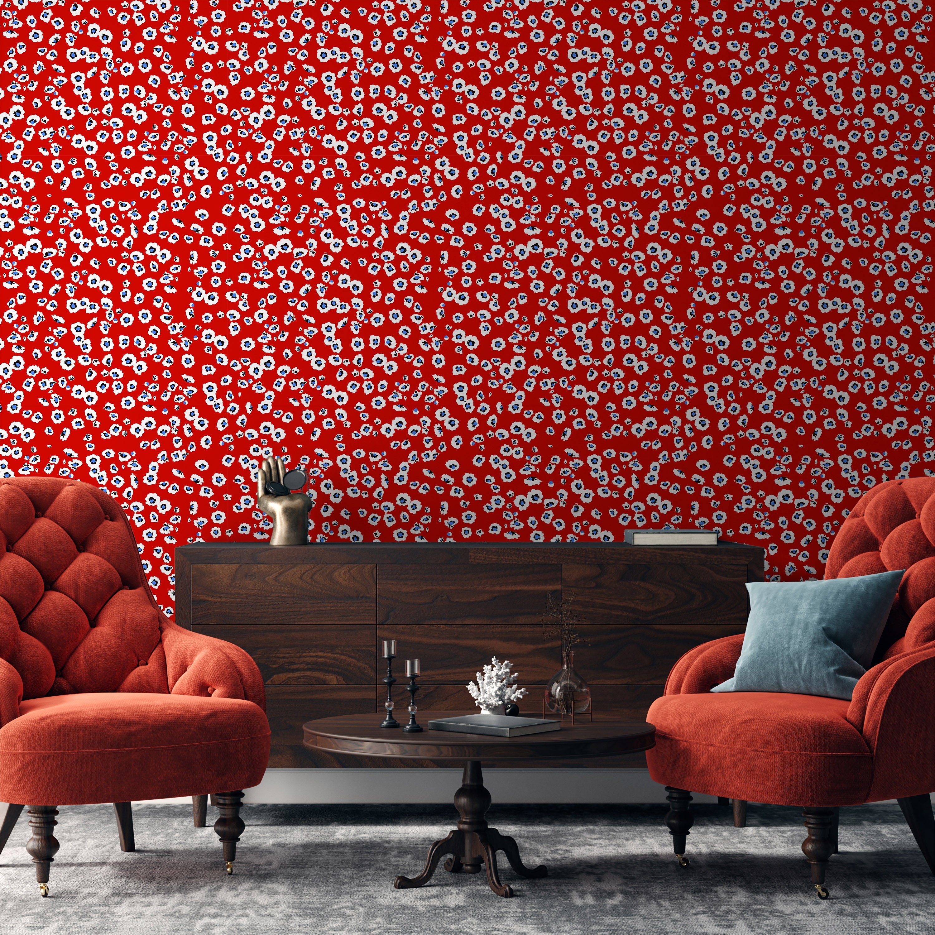 Mazās Magones - tapešu dizains interjerā