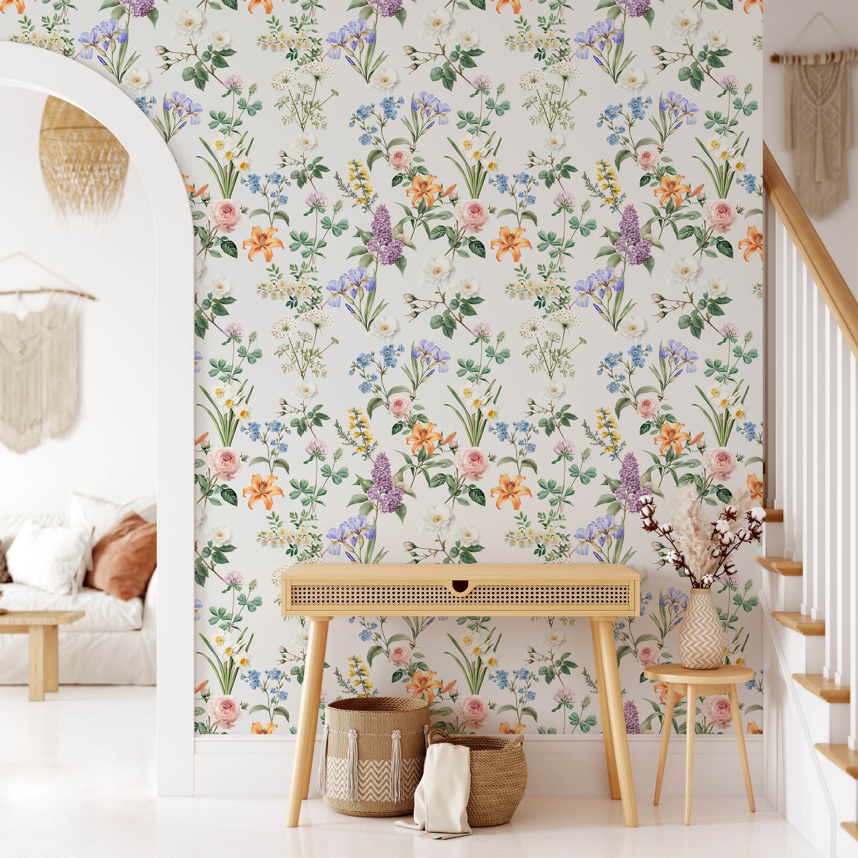 Pavasara Pļava - tapešu dizains interjerā